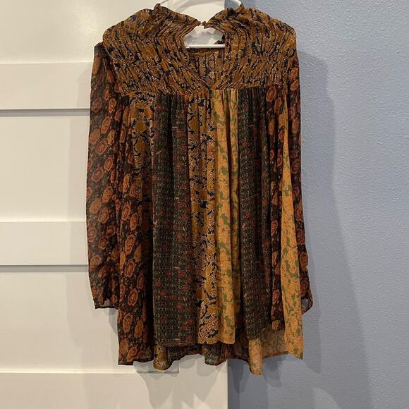 ☀️NWT Free People Merrie Mix Tunic Top - Picture 3 of 5